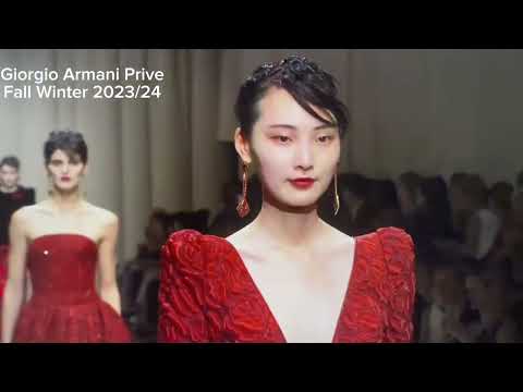 Giorgio Armani Prive Fall Winter 2023/24 | Paris Haute Couture Week 4 July 2023 |Fashion Show