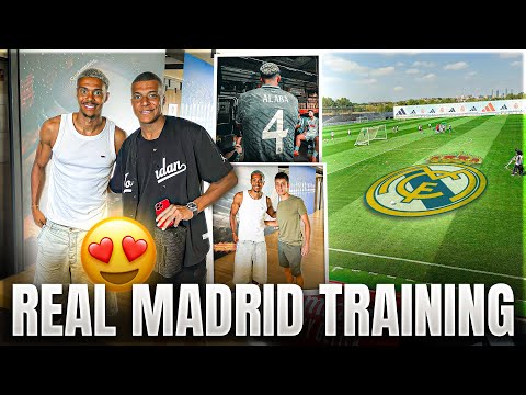 ICH TREFFE MBAPPE😍 ALABA ZEIGT MIR DAS TRAININGSGELÄNDE VON REAL MADRID⚽😮 | NIKLAS WILSON
