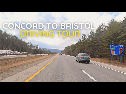 Concord to Bristol New Hampshire | Driving Tour [4K] - Interstate 93