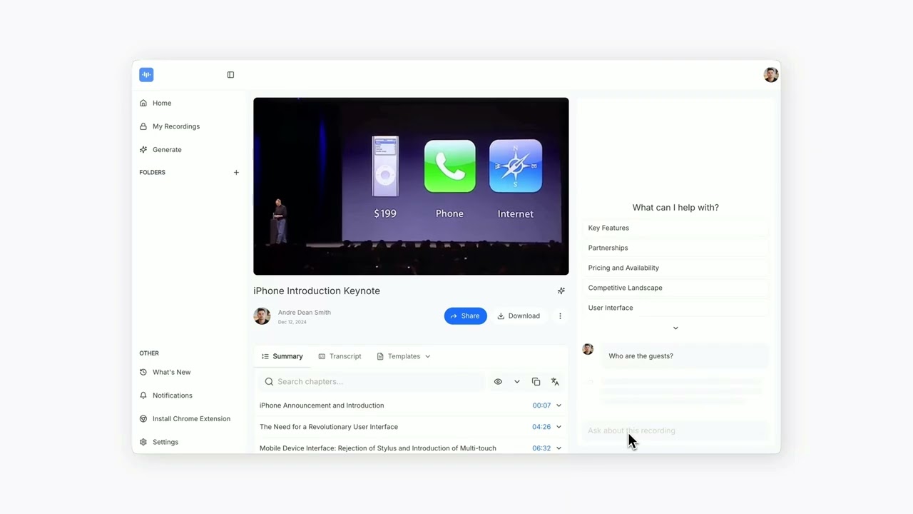 ScreenApp AI Notetaker Transcription Summarizer And Recorder For ScreenApp AI Notetaker Transcription Summarizer And Recorder For