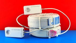 Devolo Giga Bridge im Test - Ethernet-over-Fernsehkabel - LAN via TV-Kabel - Koaxial statt Powerline