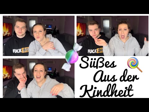 Mein Freund probiert Süßigkeiten aus meiner Kindheit 🍬❄️ // alinaBerry