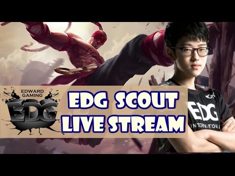 [ June 29,2016 ] EDG Scout - Lee sin - Jungle - s6 live stream