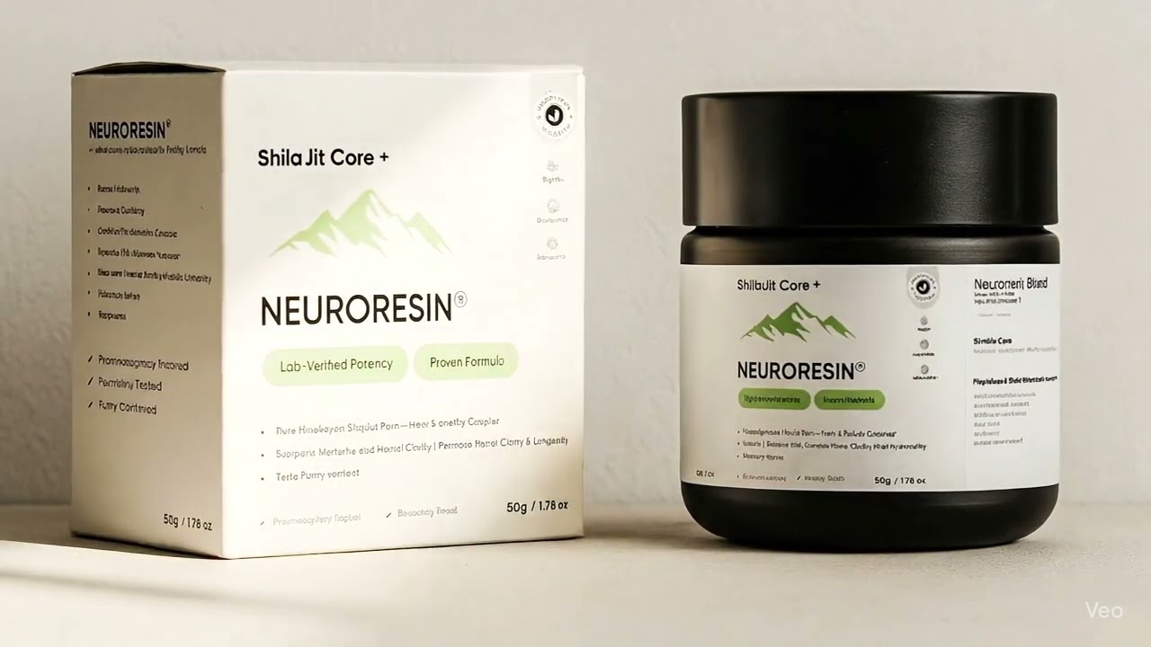 Shilajit • Shilagite • Pure Himalayan Shilajeet Resin  Neuroresin™ Science-Backed Formula