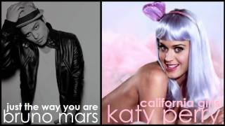 Katy Perry vs Bruno Mars - California Girls vs Just the Way You Are