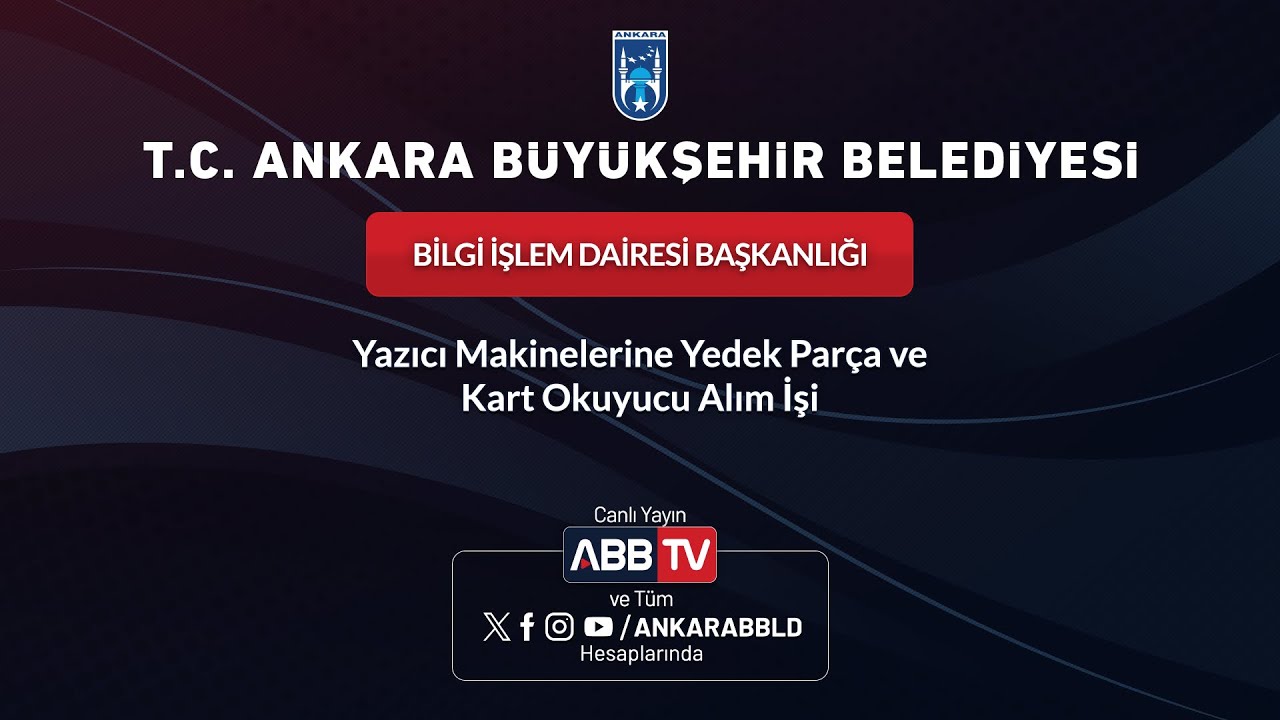 BİLGİ İŞLEM DAİRESİ BAŞKANLIĞI - Yazıcı Makinelerine Yedek Parça ve Kart Okuyucu Alım İşi - 2.Oturum