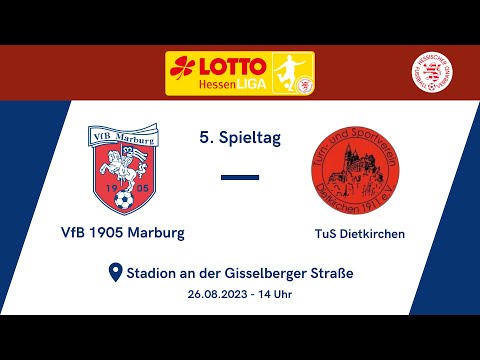 Stadtwerke Marburg Highlightshow: VfB Marburg - TuS Dietkirchen | 5. Spieltag LOTTO Hessenliga 23/24