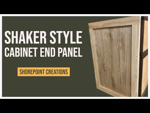 Easy Shaker Style Cabinet End Panel