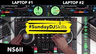 Video thumbnail for Numark NS6II Performance - 2 DJs on 1 Controller - House Mix by Crossfader