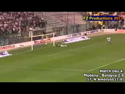 Serie A 2003-2004, day 4 Modena - Bologna 2-0 (N.Amoruso goal)