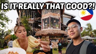 Eating at the BEST RESTAURANT in BOHOL, Philippines! 🇵🇭