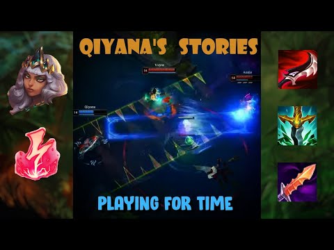 Qiyana stalls enemies on Baron when Volibear takes inhib