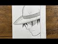Easy Anime Drawing How To Draw Monkey D Luffy Step By Step