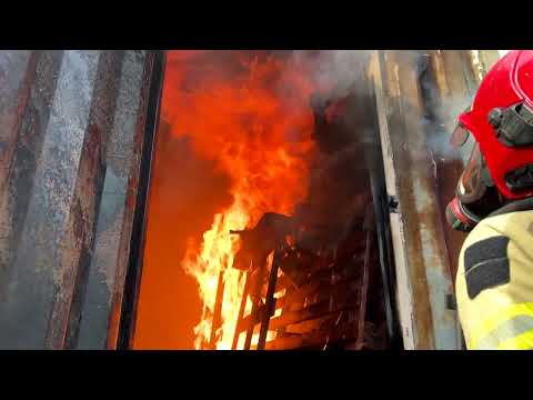 Szkolenie z Pożarów Wewnętrznych na poligonie strażackim 11/2021