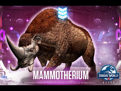 Jurassic World Alive - Creating MAMMOTHERIUM!
