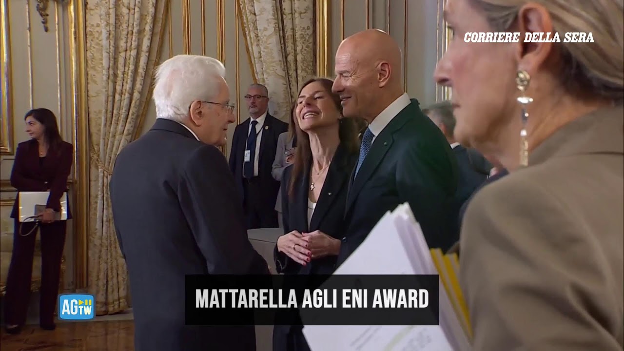 Mattarella agli Eni Award