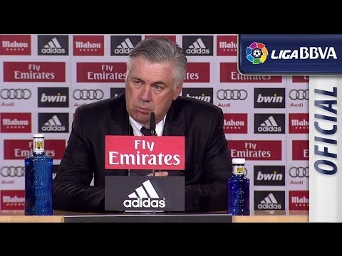 Rueda de Prensa de Ancelotti tras el Real Madrid (4-0) Real Valladolid - HD