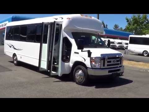 Northwest Bus Sales NEW 2014 Ford Starcraft Allstar MVP 24 Passenger Rear Luggage Shuttle Bus S91945
