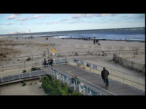 Live Beach Cam Ocean City 2nd Street on #NJBeachCams - 01/02/21