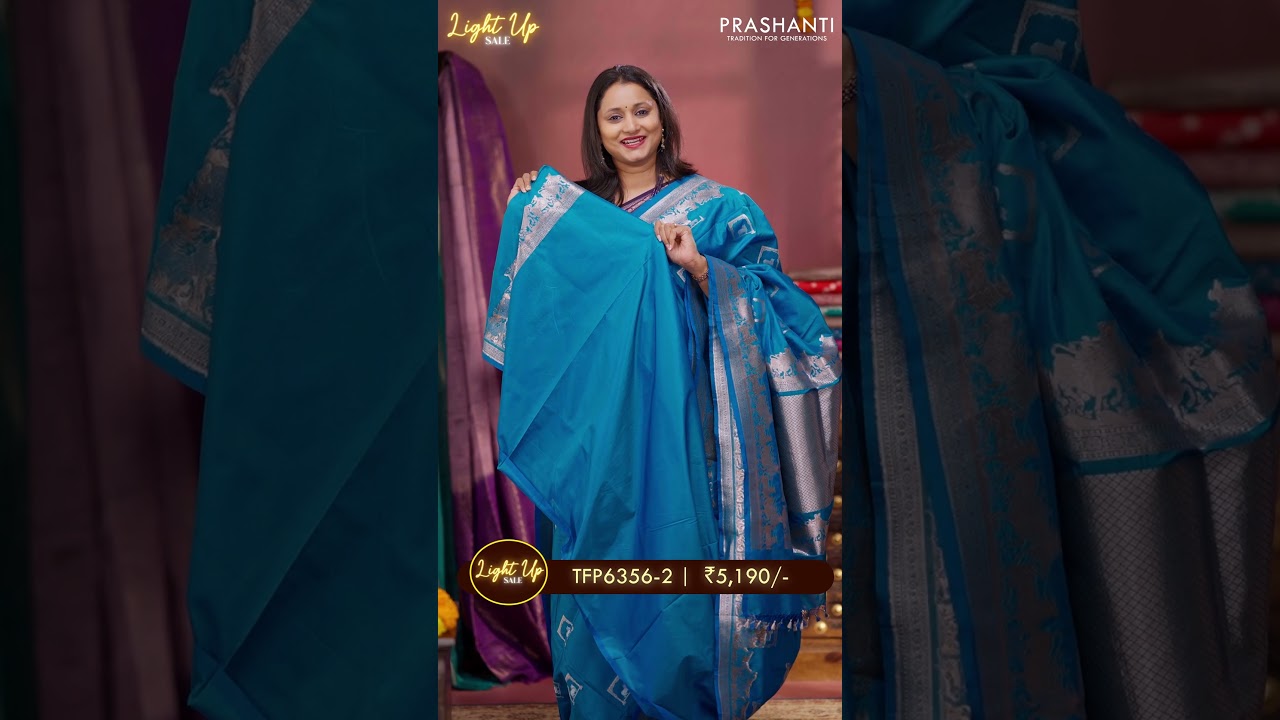 Banarasi Semi Katan Sarees | Lightup Sale - Flat 10% OFF | Prashanti
