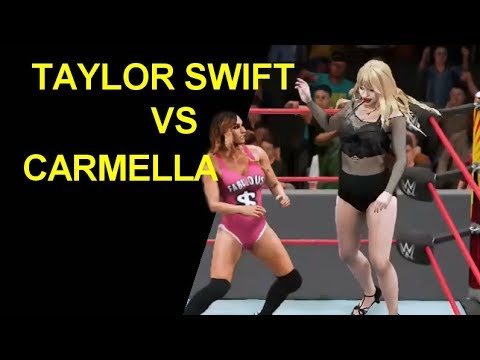 WWE 2K18 Taylor Swift vs Carmella