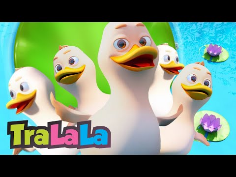 Cinci rățuște 🦆 Cântece Educaționale - Cântece pentru copii de la TraLaLa