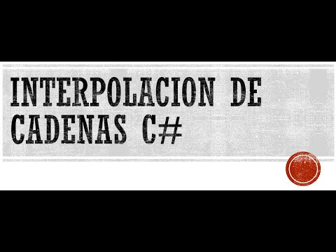 Interpolación de cadenas C#