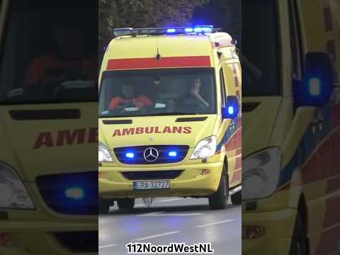 Polish ambulance responding to a call in Wroclaw #einsatz #ambulance #emergency #polish