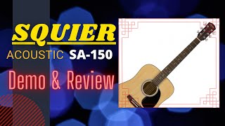 Video thumbnail for Squier by Fender SA-150 Acoustic Guitar by Johnny Guitarist
