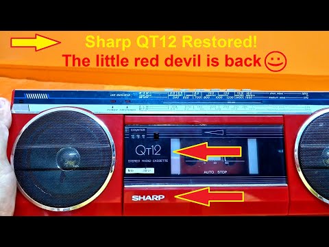 Sharp QT-12ER Restoration!