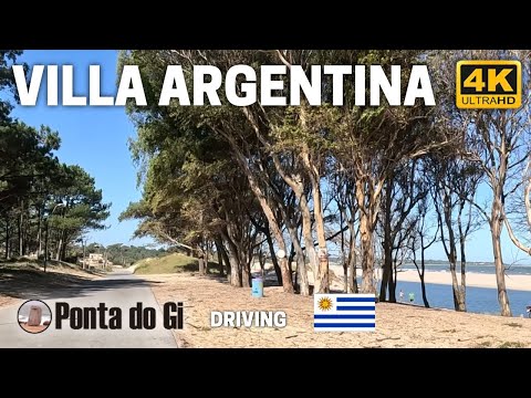 VIILA ARGENTINA y ATLÁNTIDA [la espectacular COSTA URUGUAYA del RIO DE LA PLATA] #driving 4k 2025