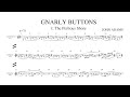 [Score] John Adams - Gnarly Buttons (1996) for clarinet and small orchestra