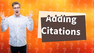 How do you insert a citation in Google Slides?