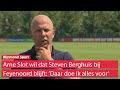 Arne Slot wil met Feyenoord aanvallend voetballen: 'De selectie heeft al laten zien dat het kan'