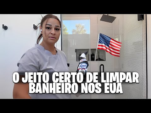 COMO OS AMERICANOS EXIGEM QUE VOCÊ LIMPE O BANHEIRO! 🚽🇺🇸 (DICAS DA FAXINA NOS EUA)
