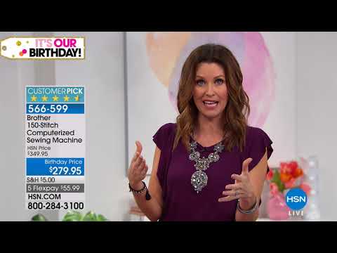 HSN | Sewing Solutions Celebration featuring Brother 07.10.2018 - 06 AM