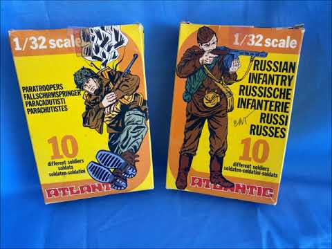 Atlantic 1/32 scale Toy Soldiers sets 2112 2111