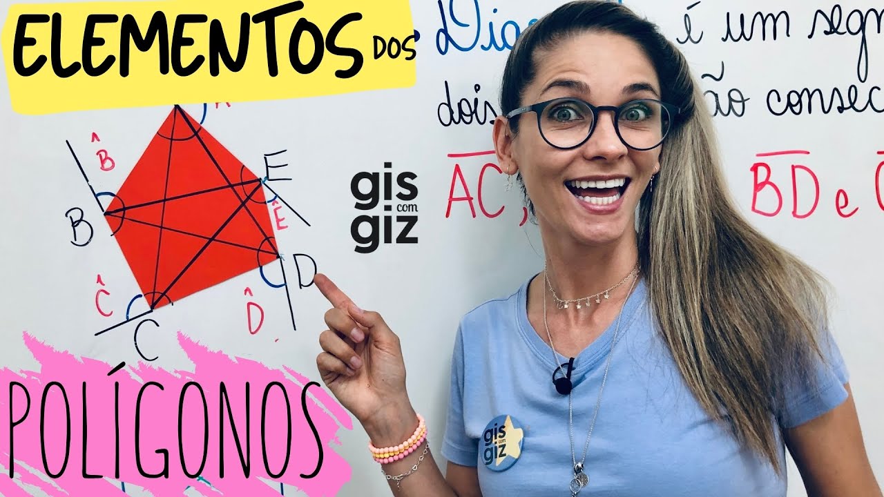 ELEMENTOS DE UM POLÍGONO| \Prof. Gis/ MATEMATICA #02