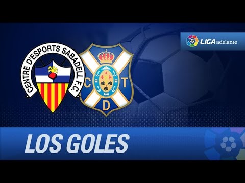 Todos los goles de CE Sabadell (1-3) CD Tenerife
