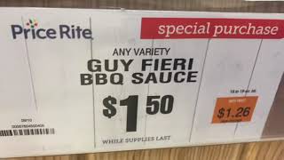 Guy Fieri From the Food Network BBQ Sauce. $1:50!!!