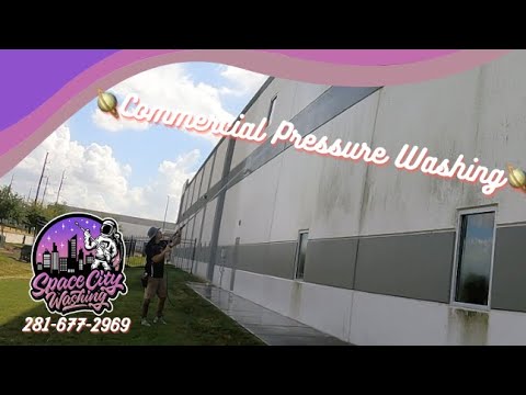 Commercial pressure washing video from Space City Washing in Spring TX