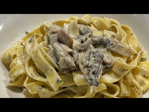 TAGLIATELLE AI FUNGHI * La ricetta furba, pronta in 10 minuti!* [puoi usare i funghi che preferisci]