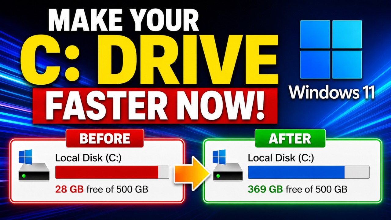 How to Clean C Drive in Windows 11 (Boost PC Performance)