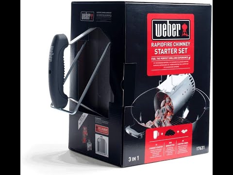 Weber 3-in-1 greito gaisro kamino paleidimo rinkinys video