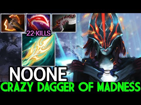 NOONE [Phantom Assassin] Crazy Dagger of Madness Pro Gameplay 7.24 Dota 2