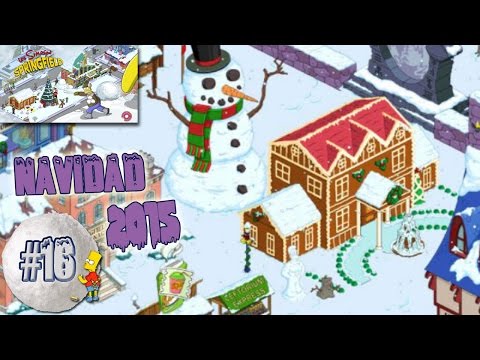 Los Simpson Springfield "Navidad'15: Cap. 16 - La Mansión de galletas de jengibre nivel 5" por Tony