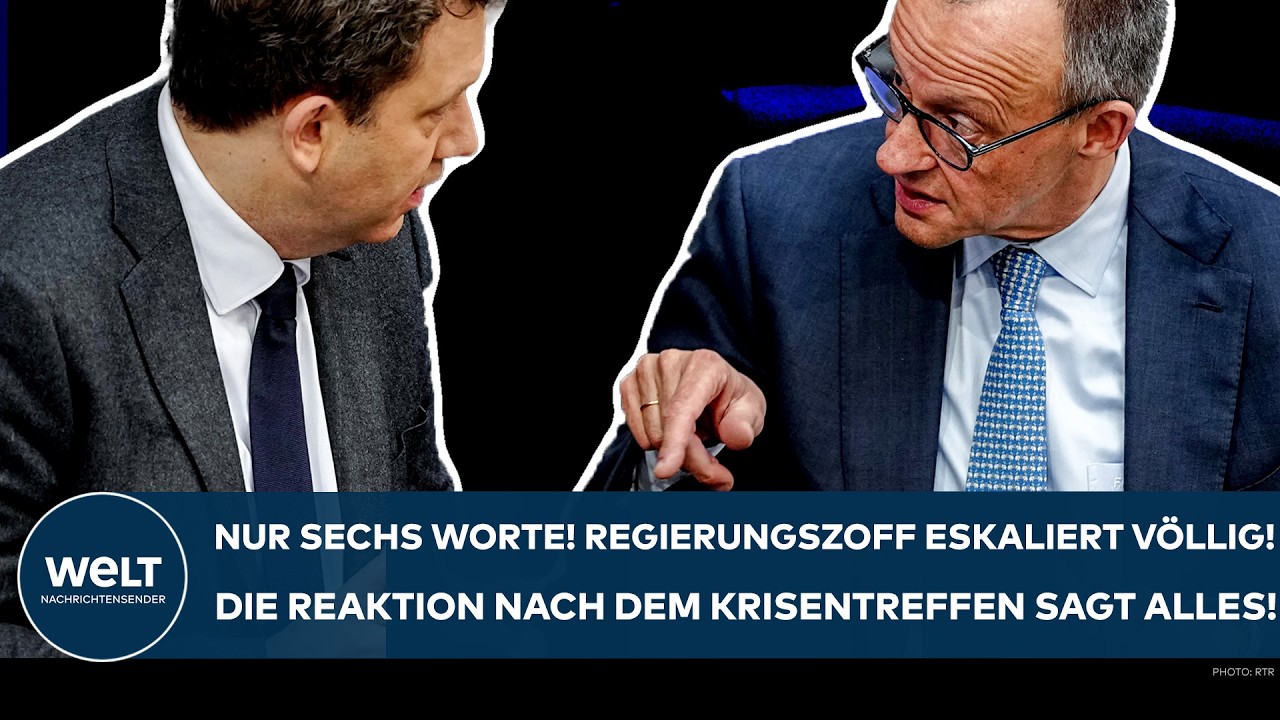 DEUTSCHLAND: "Kein Kommentar!" Regierungszoff eskaliert! Reaktion nach dem Krisentreffen sagt alles!