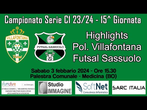 Polisportiva Villafontana - Futsal Sassuolo | Highlights | G15 Serie C1 2023/24