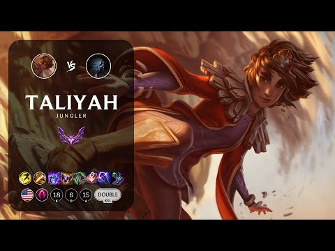 Taliyah Jungle vs Kindred - NA Master Patch 13.6