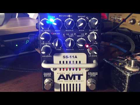AMT SS-11a Tube Guitar Preamp Demo